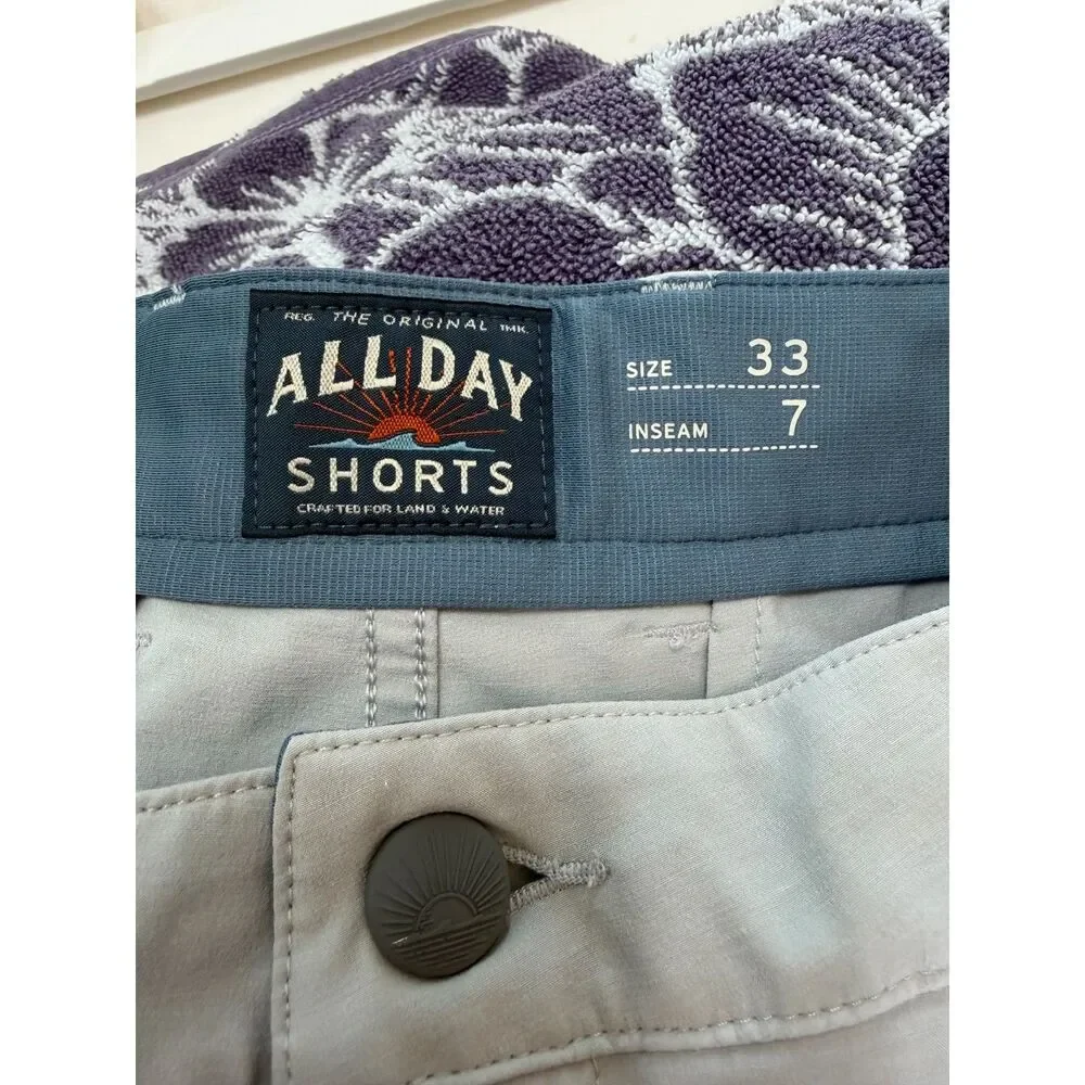Faherty Men's All Day Shorts Size 33